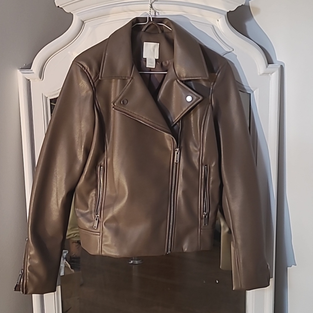 Faux Leather Jacket